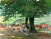 ca_1920uKinderspiel_auf_Hiddensee,Oel_auf_Leinwand_53x67 ca_1920uKinderspiel_auf_Hiddensee,Oel_auf_Leinwand_53x67