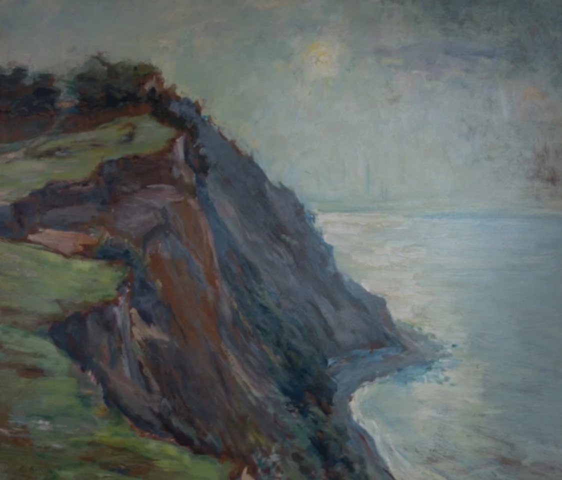 ca_1920uSteilkueste_auf_Hiddensee_Oel_auf_Malgrund_51x59cm