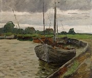 fw_1911_Hafen_Althagen_Oel_auf_Leinwand_42x49cm