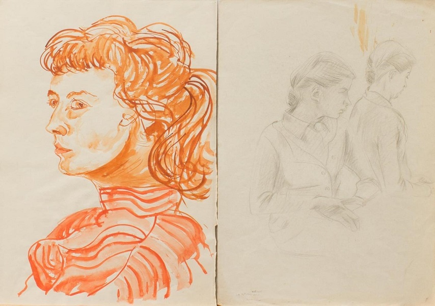 hshz_0000_Studie_zu_Frauenportraits_inv