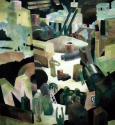 mo_2001_Bannkreis_Oel_auf_Leinwand_142x132cm mo_2001_Bannkreis_Oel_auf_Leinwand_142x132cm