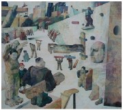 mo_2009_Regierungsviertel_II_Oel_auf_Leinwand_180x200cm mo_2009_Regierungsviertel_II_Oel_auf_Leinwand_180x200cm